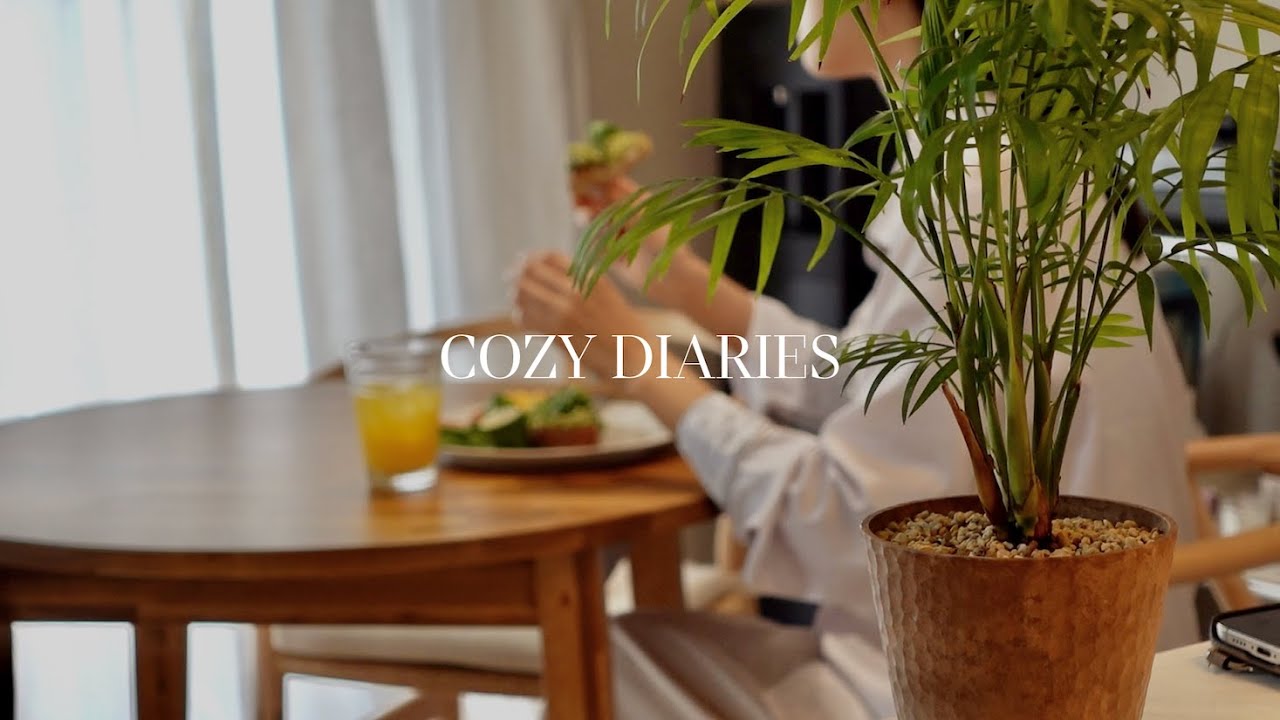 新居での午前中の過ごし方🌿｜朝食プレート｜レモネードシロップ｜調味料ラベリング｜至福の抹茶ラテ
