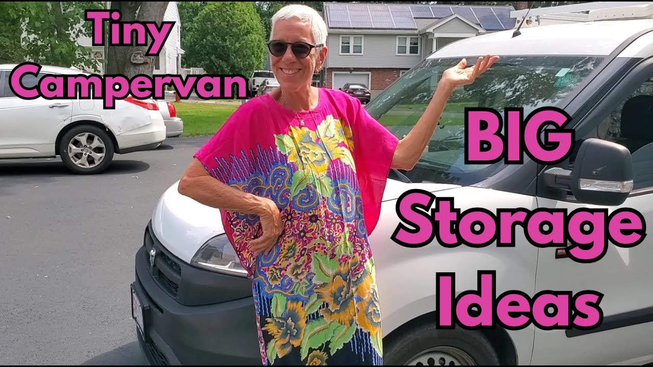 FINDING POCKETS OF STORAGE IN MY TINY CAMPERVAN  |  MAXIMIZING EVERY INCH!