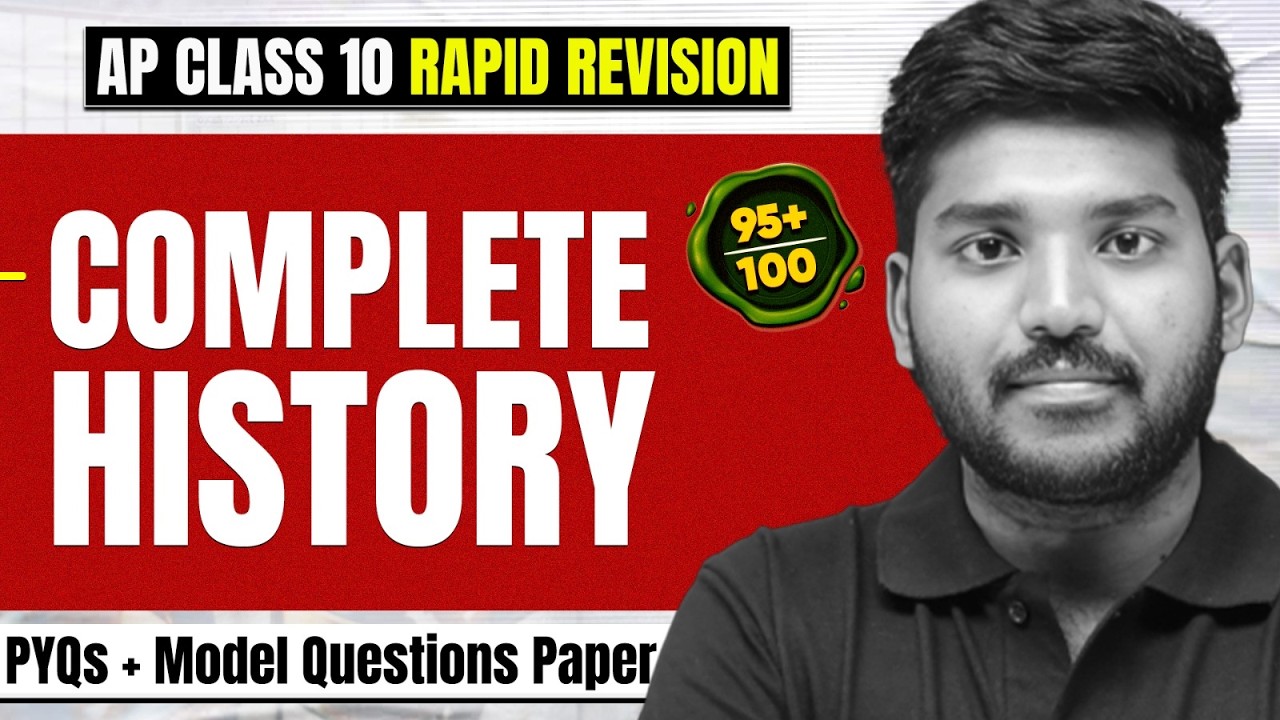 Complete History Important Chapters | AP 10th Class | Social | Most Imp Questions & PYQs