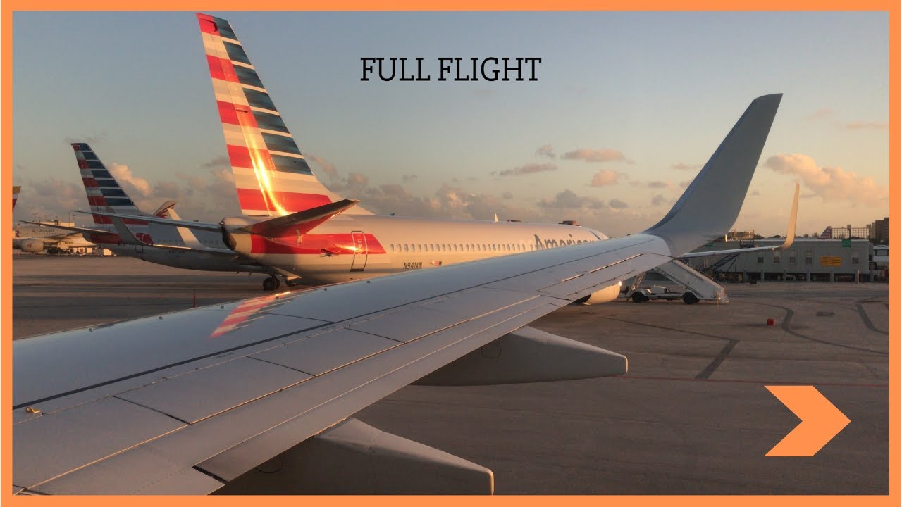 American 737-800 Caracas to Miami
