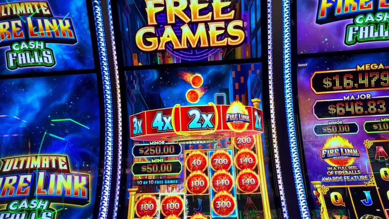 A great run on Fire Link CASH FALLS!  #slot #casino #bonus 