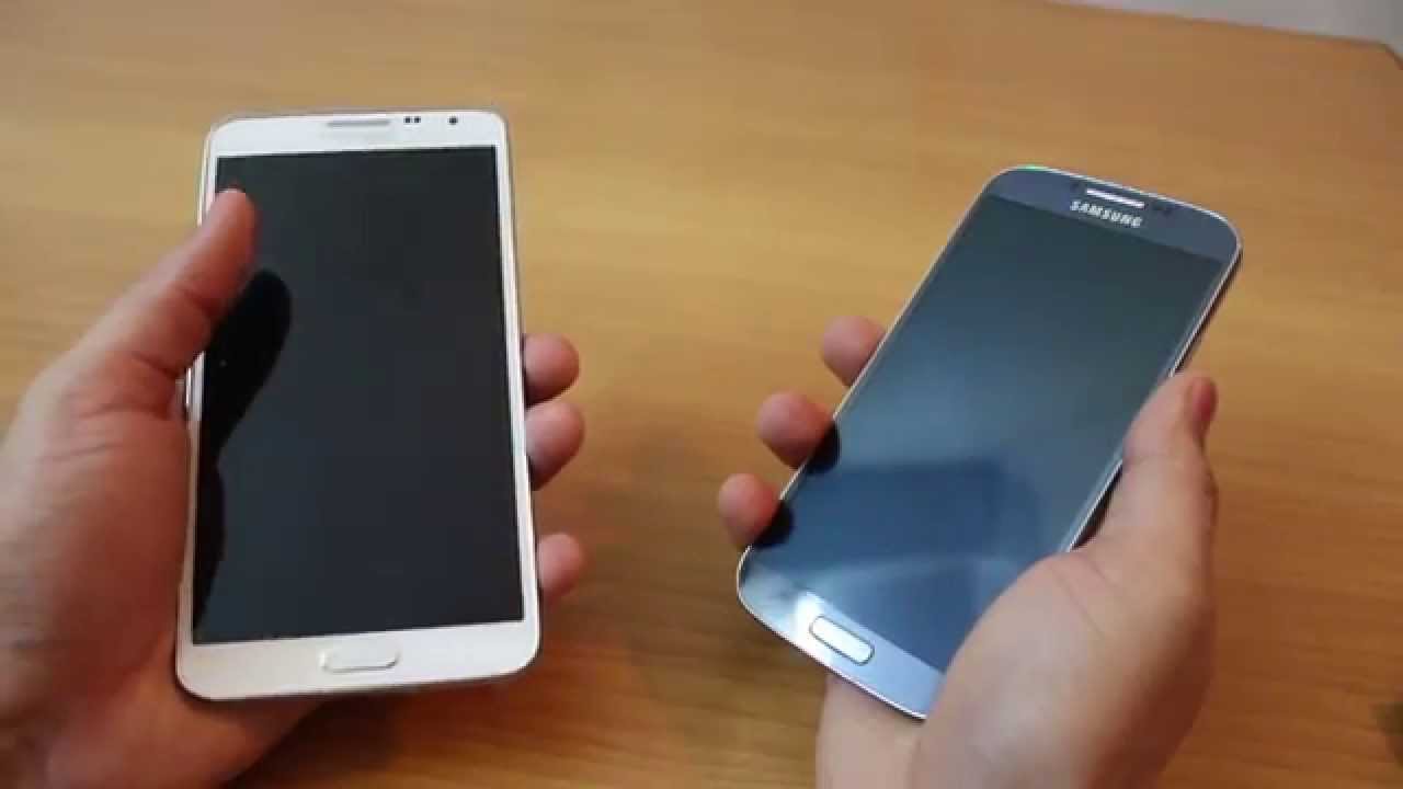 Galaxy Note 3 Neo vs Galaxy S4 - HD Video