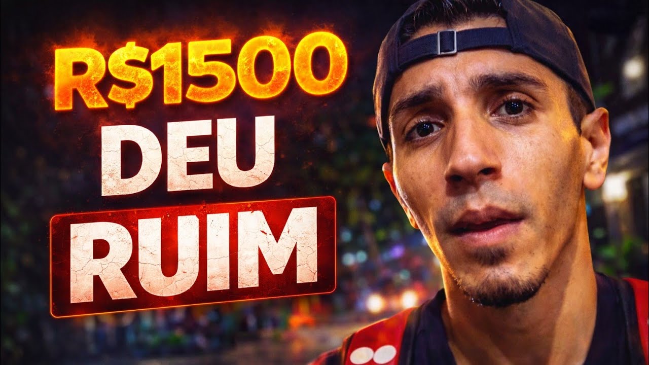 Entregador de Bike no RJ: Dia 2 do Desafio R$1.500 (pneu furado e caos)