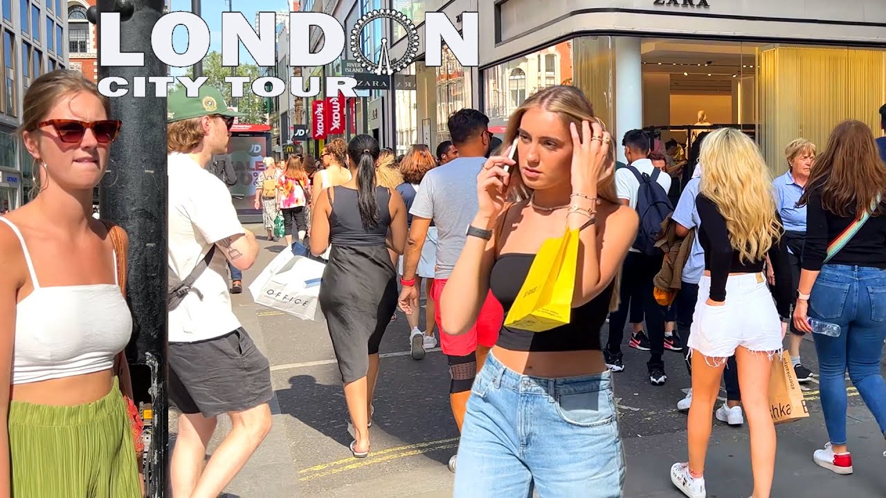 🇬🇧LONDON CITY TOUR | Oxford Street Summer Walk, June 2023 |London Street Walk 4K