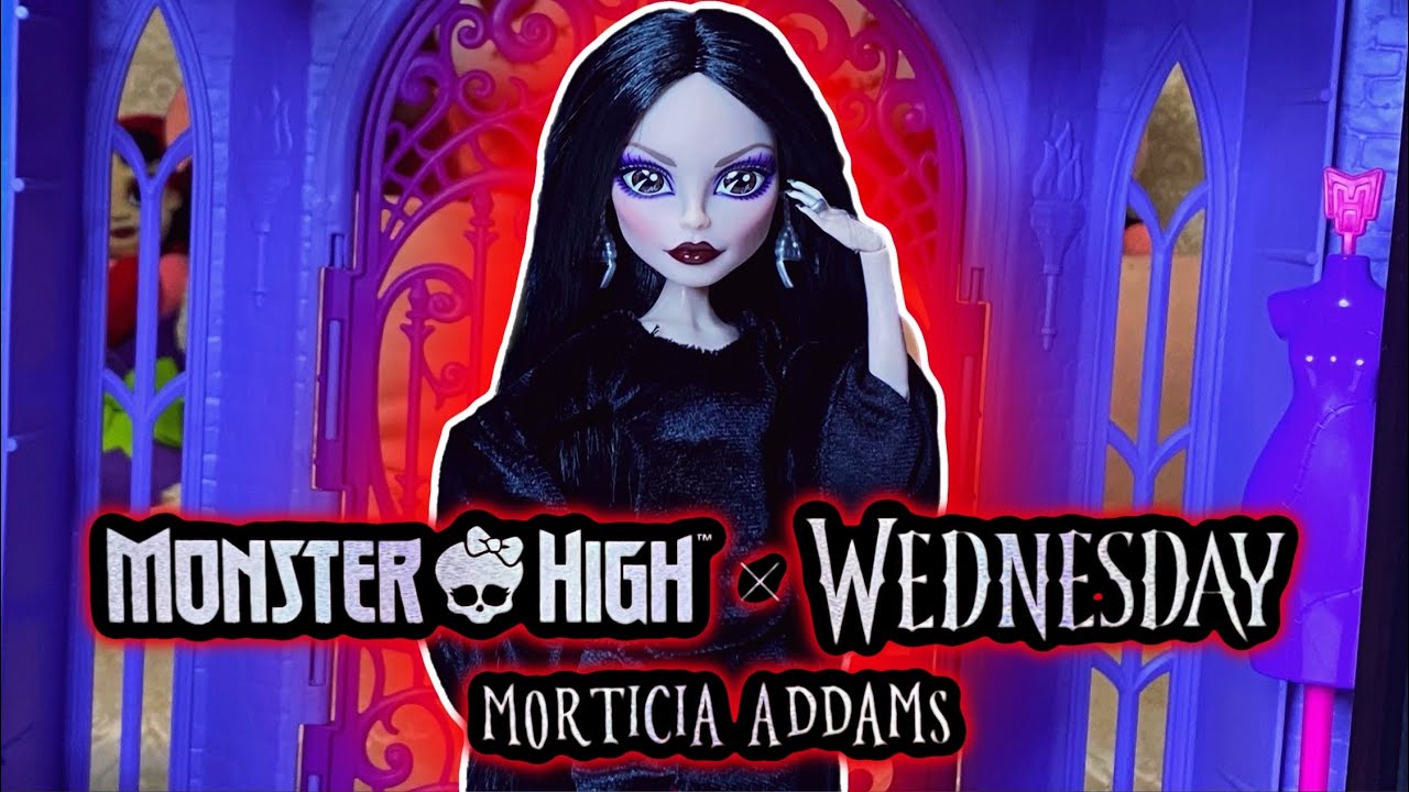 МАМА ПРИБЫЛА! Распаковка Monster High x Wednesday - Мортиша Аддамс!