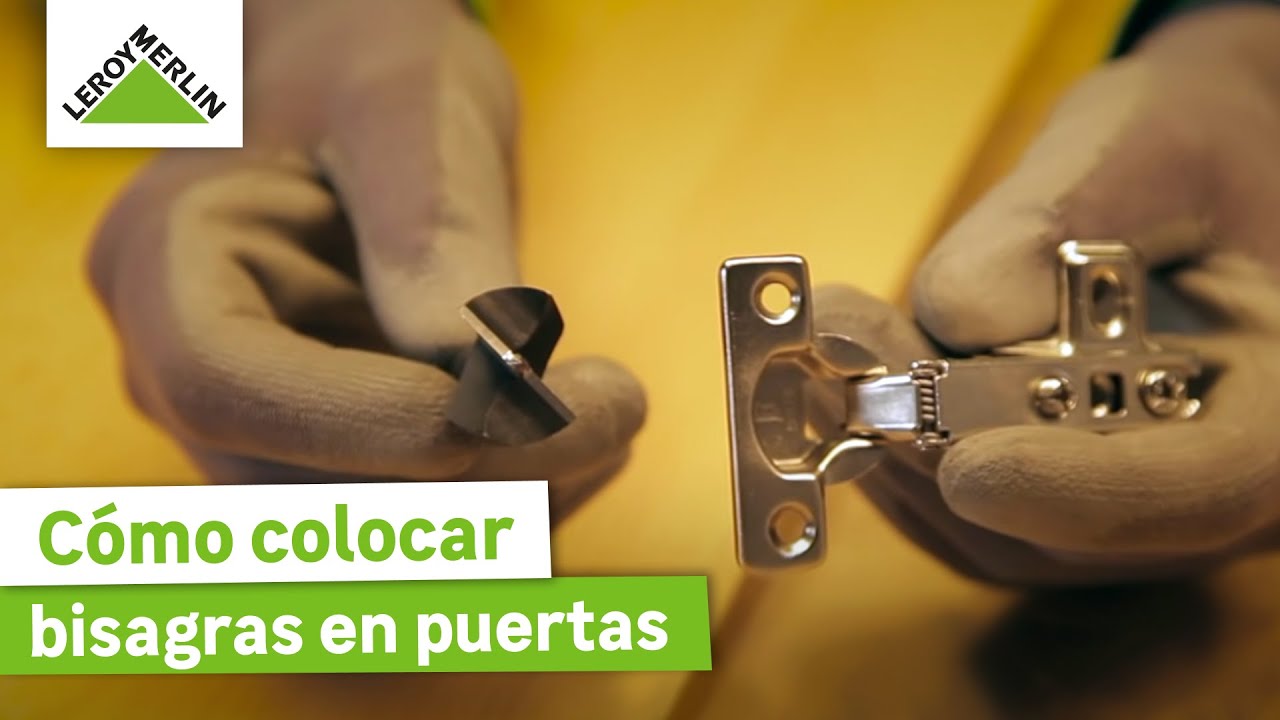 Cómo instalar bisagras de puerta ¡Guía paso a paso! | LEROY MERLIN
