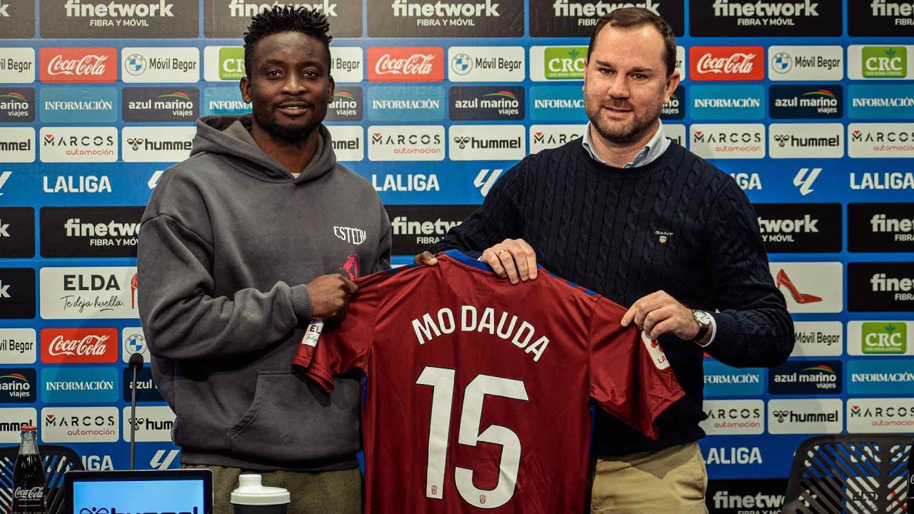 Presentación de Mo Dauda, nuevo jugador del CD Eldense