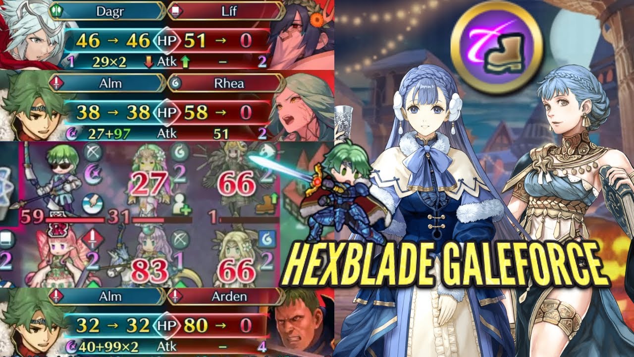FEH : Scendscale AOE Hexblade Galeforce. THE END.