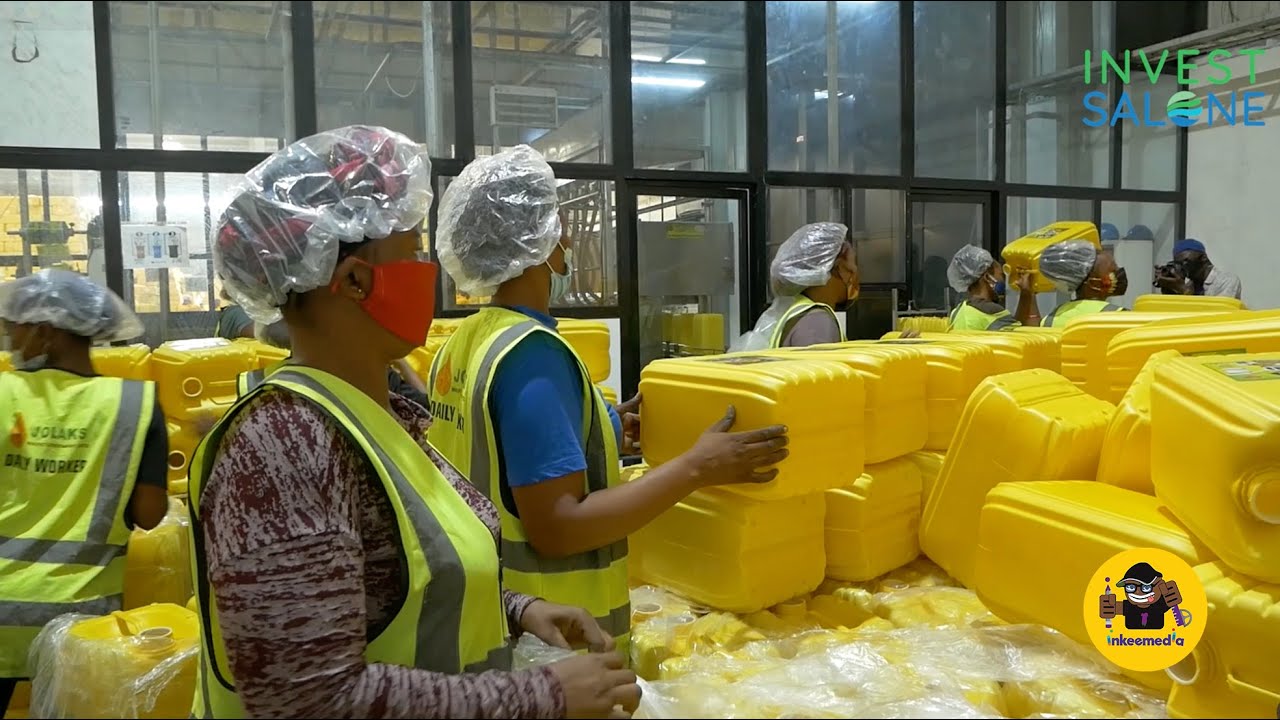 Sierra Leone’s largest palm oil refinery and saponification plant -JOLAKS