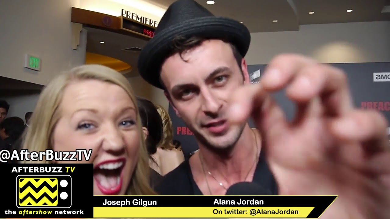 AMC's Preacher red carpet premeire: interview with: Joseph Gilgun