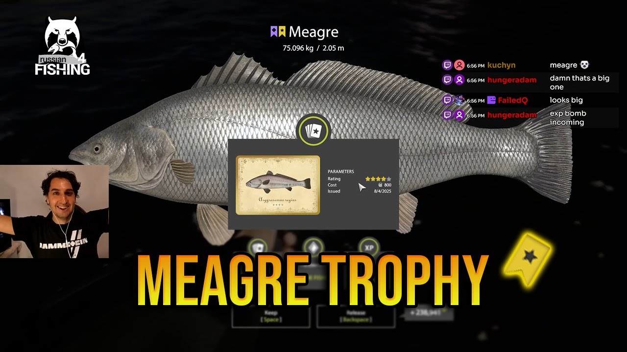 MEAGRE TROPHY on Norwegian Sea - Russian Fishing 4