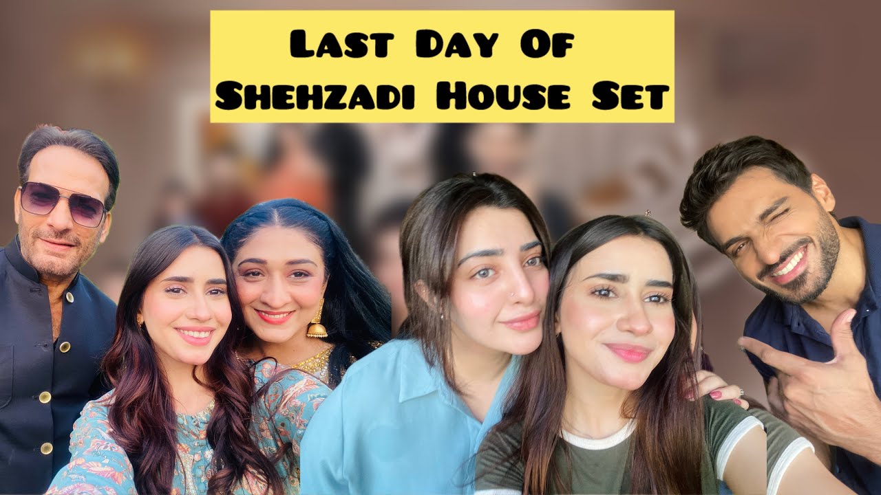 Shehzadi House Dramay Ki Shooting Hoi Khatam 🥹 | BTS | Shehzadi House | Aisha Afridi |