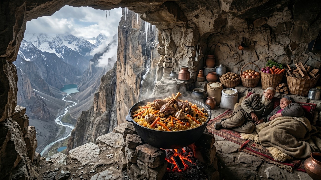 Surviving in a Dangerous Cliffside Home | An Elderly Couple&rsquo;s Harsh Mountain Life.