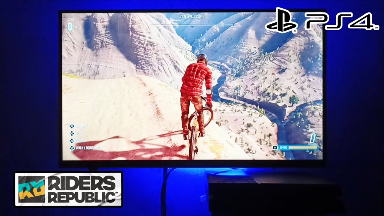 Riders Republic Gameplay on PS4 FAT
