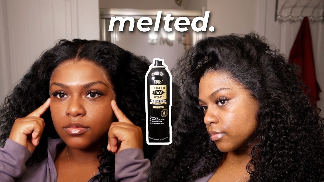 STOP Using Glue! This Technique is So Much Better | ASTERIA HAIR Curly 13x6 Wig Install