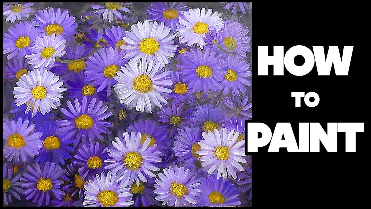 Aster ∥ Oil Painting Tutorial