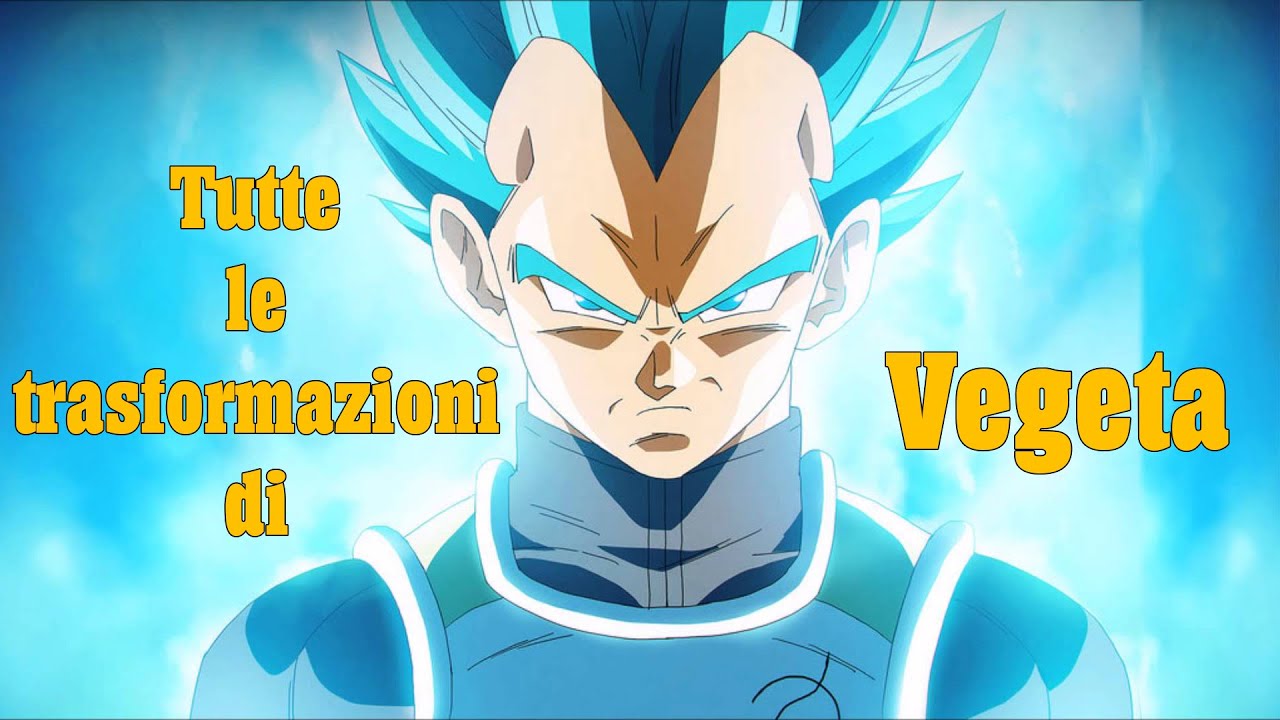 Dragon Ball - Tutte le trasformazioni di Vegeta [HD]
