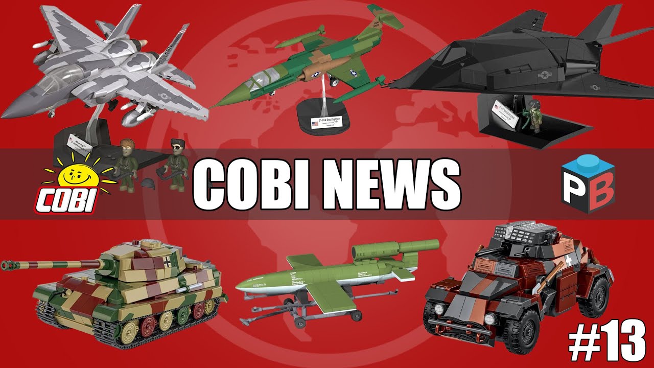 F-117, F-15, Bunker, Tanks, cars and more - COBI News by PBricks Part 13 