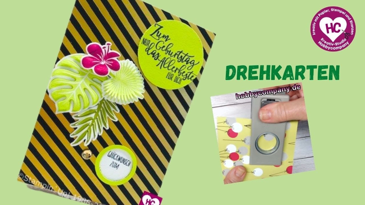 Karten mit dem besonderen Dreh - Drehkarten basteln