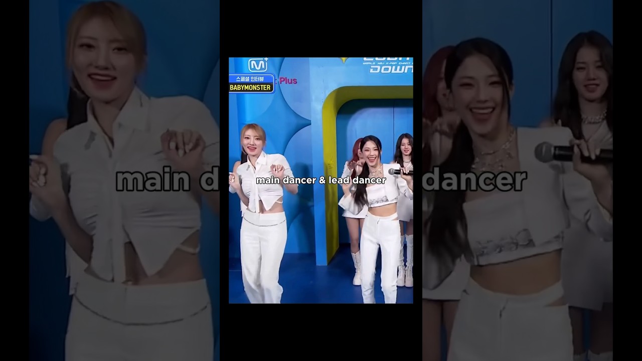 ruka is main dancer and Rami is lead dancer #babymonster #shorts