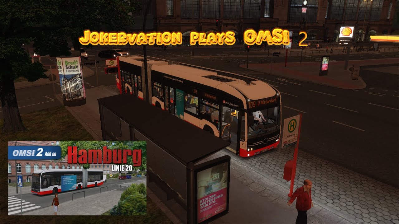 Jokervation plays OMSI 2 | Hamburg Linie 20 | 109 | Citaro 2021 G Ebus