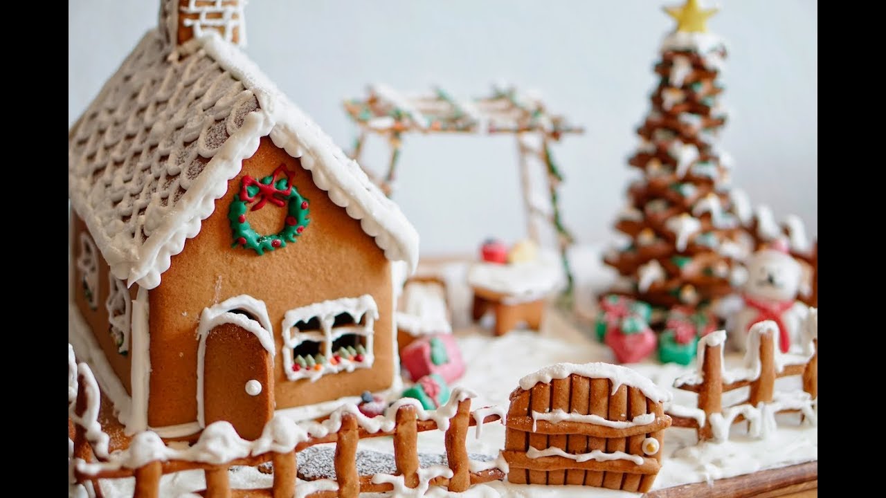 【Neckar Kitchen】Gingerbread House（2）💗 姜饼屋（下）  💗Lebkuchenhaus（2）