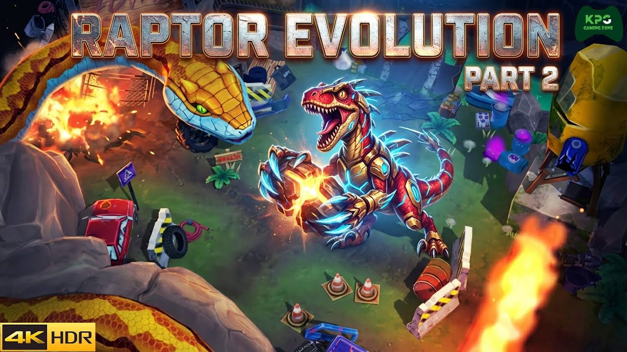 Raptor Evolution - Walkthrough Full Gameplay 4K 2160p 60FPS Ultra HD | Part 2