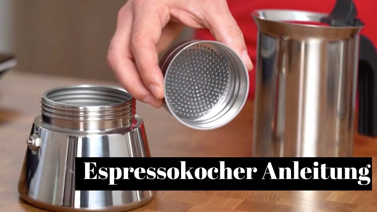 Espressokocher Kurzanleitung | So holst du alles aus der Herdkanne von Bialetti heraus!