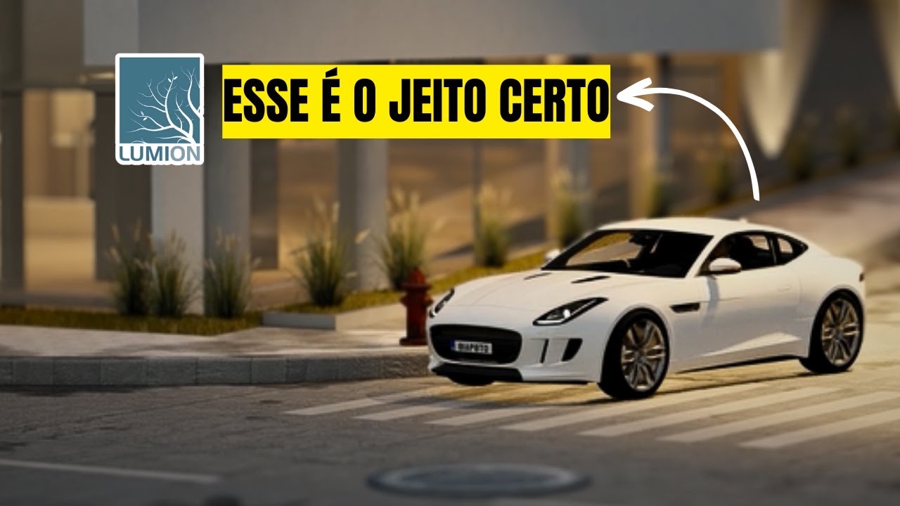 Como ANIMAR CARROS no LUMION 🚗 O MELHOR MÉTODO QUE VOCÊ VAI VER