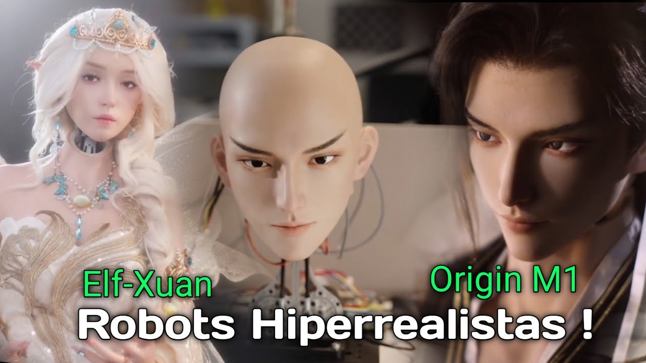 Robots Hiperrealistas Origin M1 y Elf Xuan los tendrías como amigos ? Robots Humanoides 🤖 