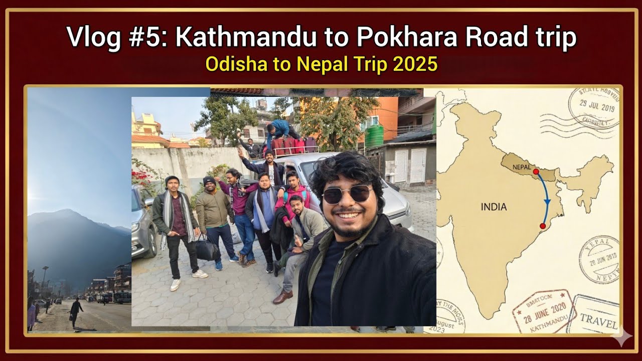 Road Trip to Pokhara 🚐 | Scenic Nepal Highways | 4 Dec 2025 | Odia Vlog