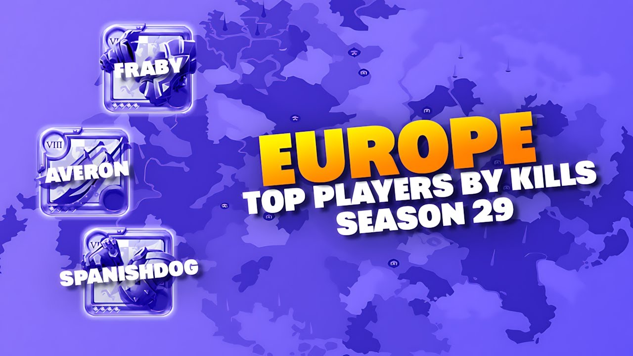 Top 100 ZvZ Players By Kills in Season 29 - Albion Online Europe