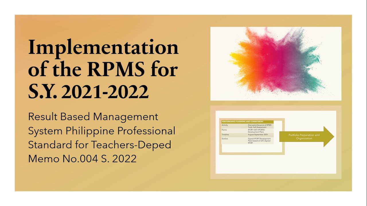 RPMS  Cycle with Adjusted School Year  2021-2022 Timeline and Teachmint App Overview