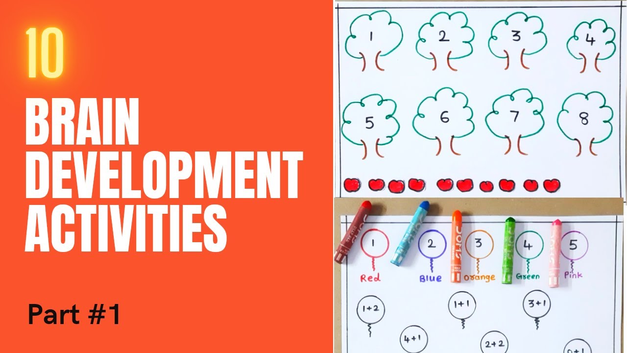 Part#1 | 10 Brain development activities for 3 to 6 years | Improve Concentration & Observation