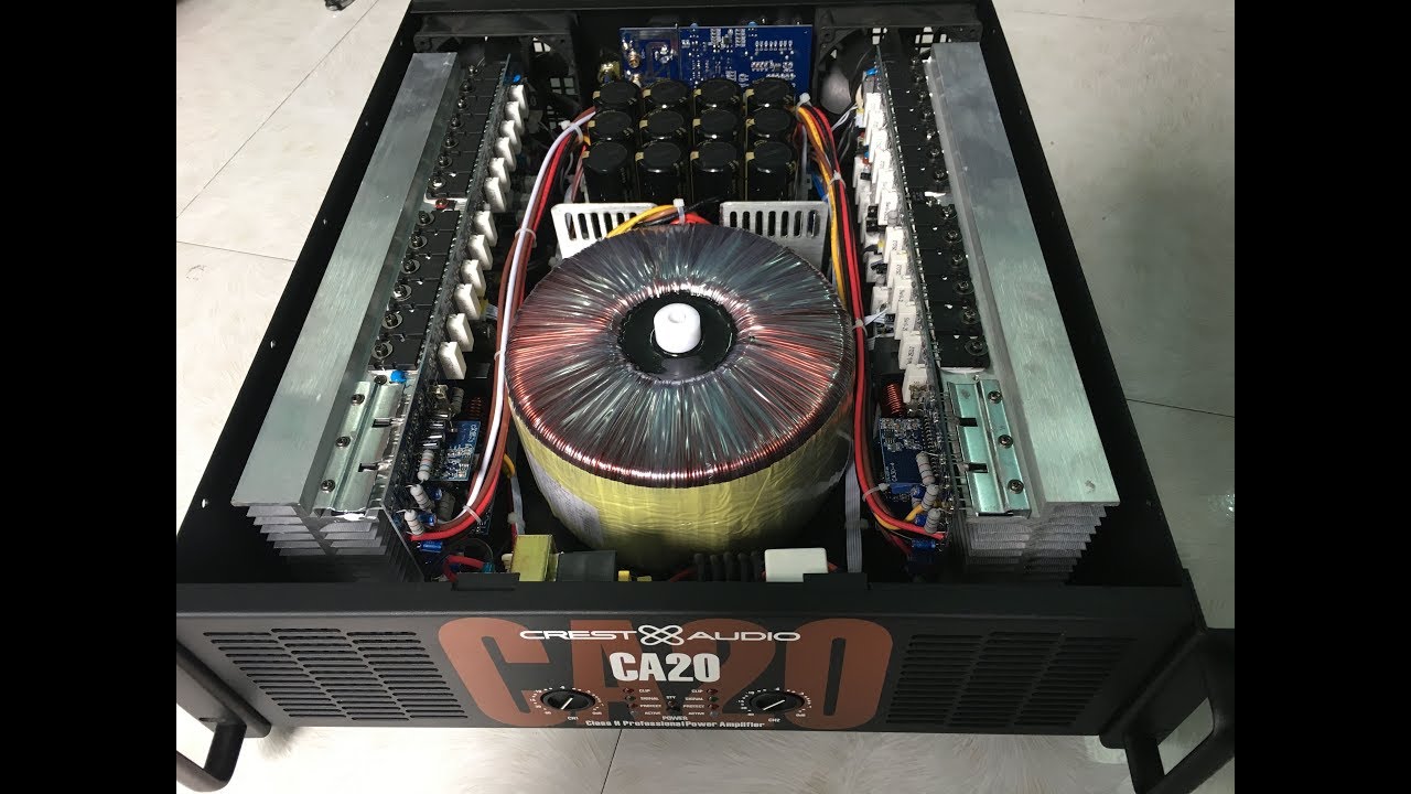 Cục đẩy , Crest Audio, CA 20,52 Sò,1300W x2,Gấu, Giá : 12tr5 LH :0934573743 (Nghĩa Audio )