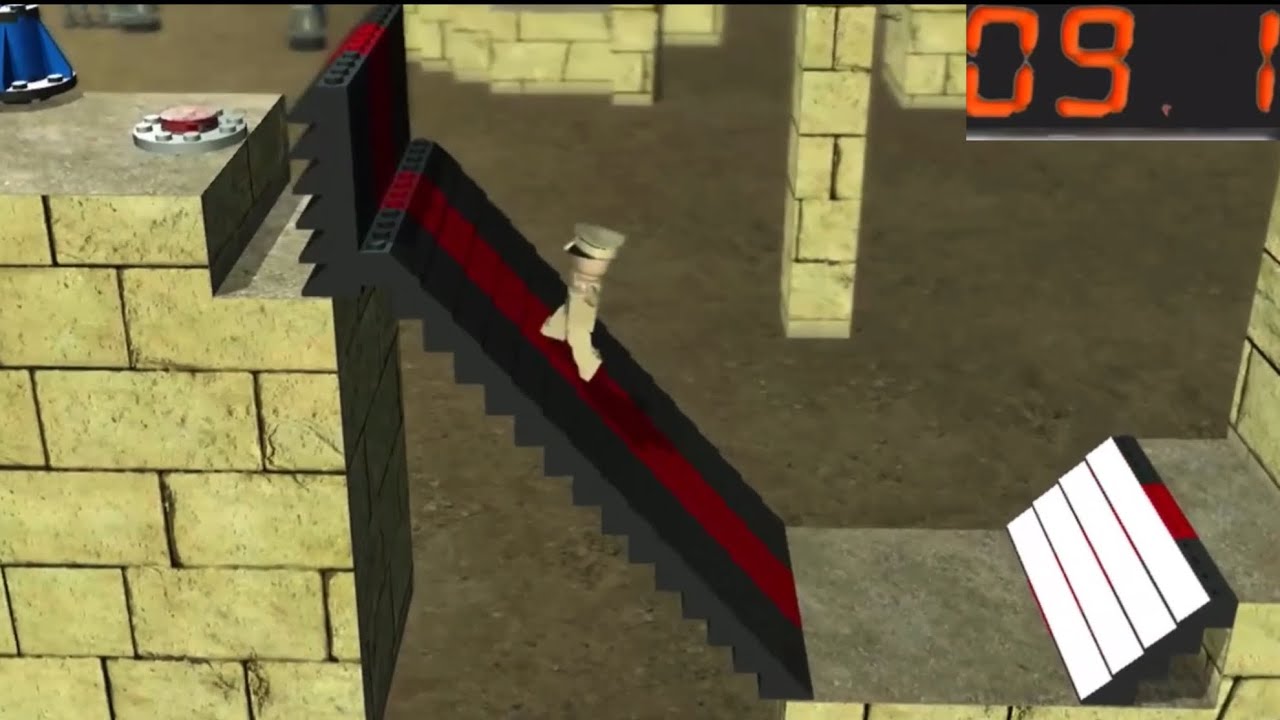 LEGO SASUKE NINJA WARRIOR THE VIDEO GAME stage 1 (LEGO Indiana Jones 2 custom level)