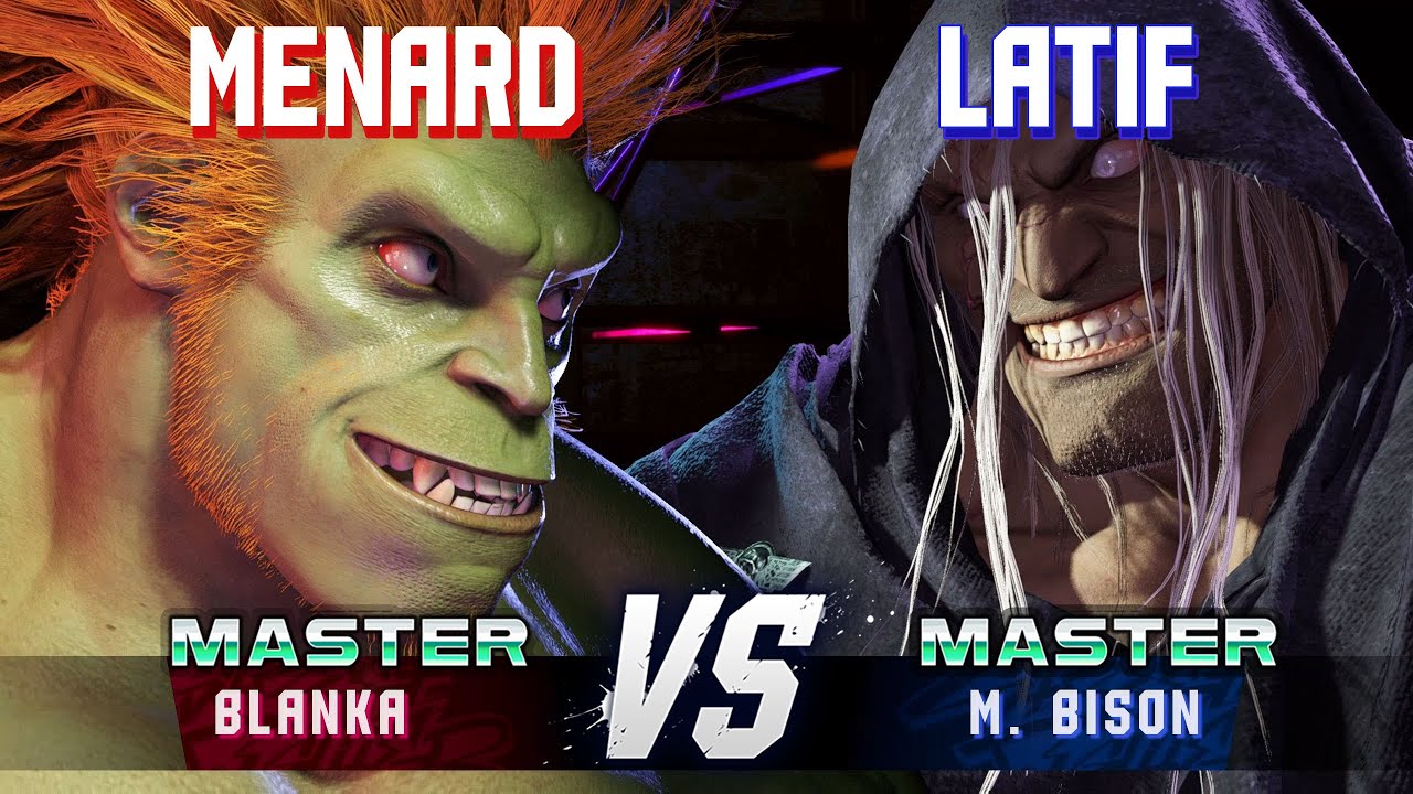SF6 ▰ MENARD (Blanka) vs LATIF (M.Bison) ▰ High Level Gameplay
