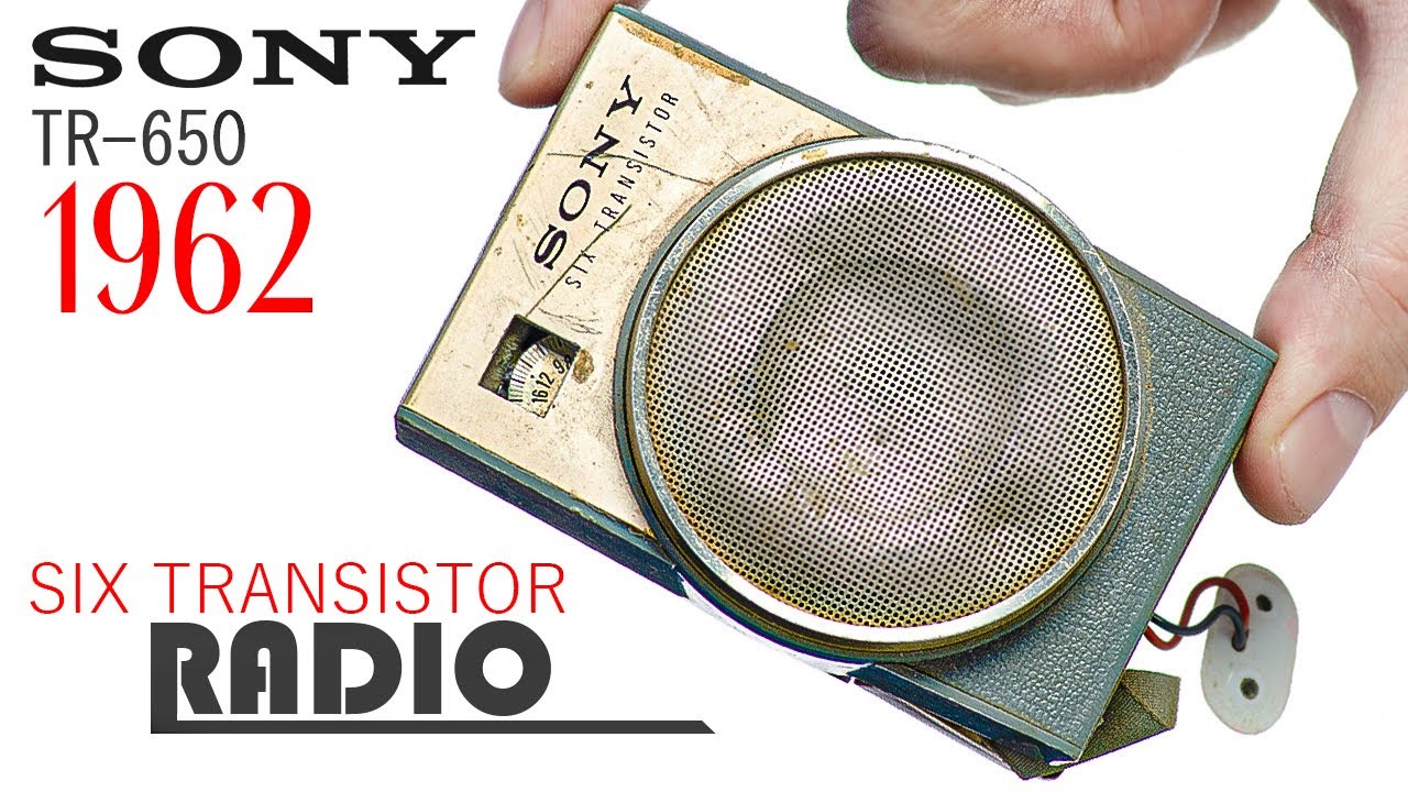 1962 ⚙️ RESTORATION & Repair ✅ SONY TR-650 📻 Old Radio – Can it still play today? (Real restore)