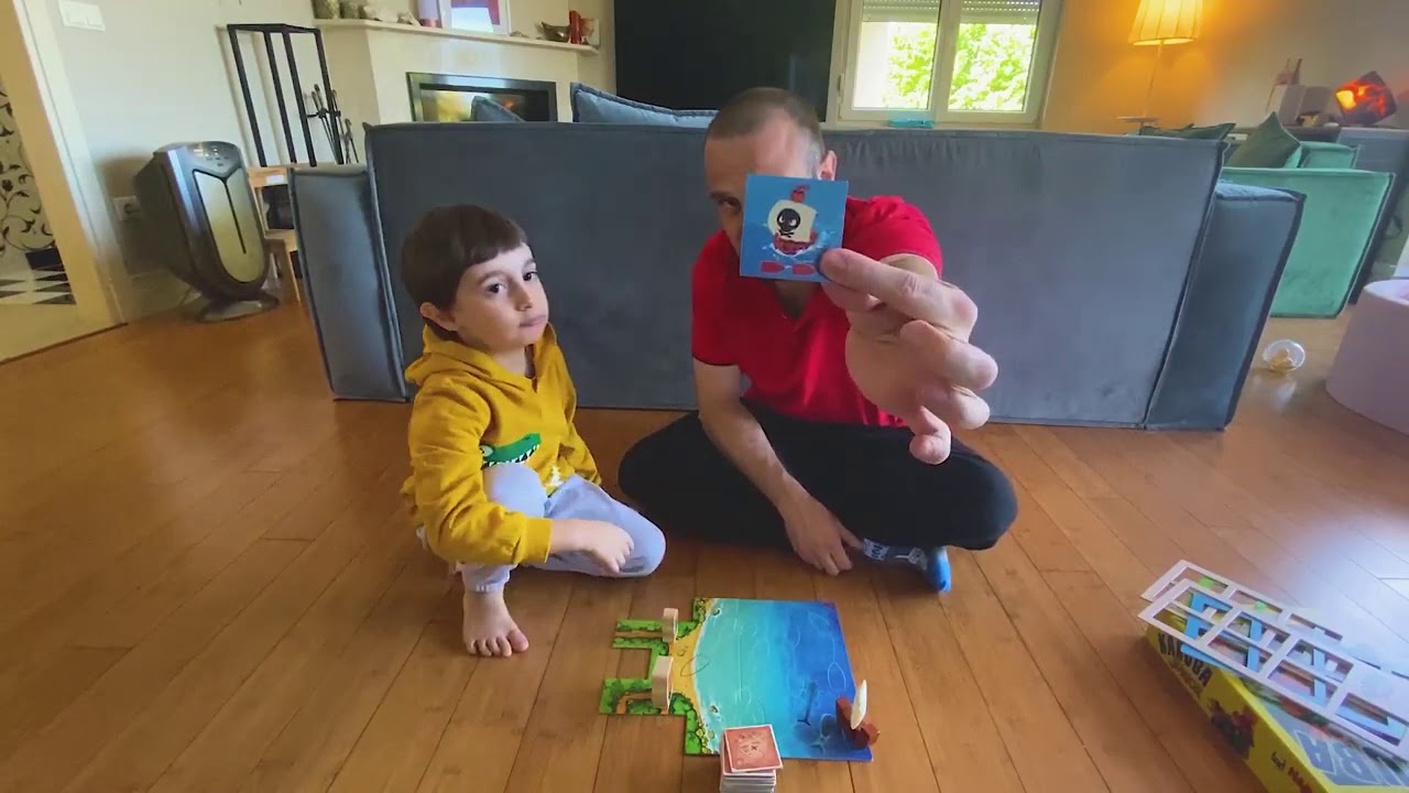 Ali ve Uras Hazine Karuba Junior Oynuyor -  Çok Eğlenceli Eğitici Aile Oyunları