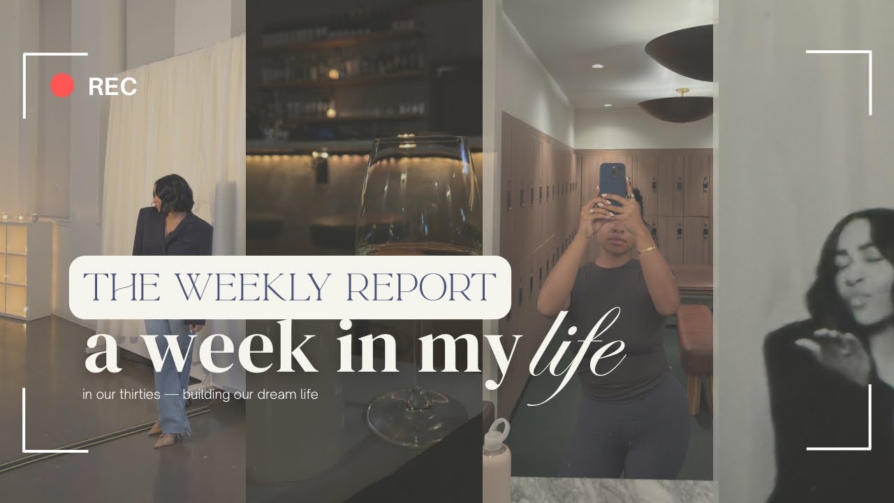 the weekly report: brand event // I’m really engaged?? // wellness routines // back to work