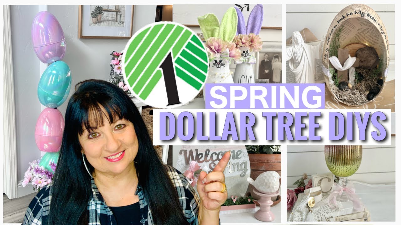 🥰 AMAZING!! ALL NEW DOLLAR TREE DIYS FOR SPRING | BUDGET FRIENDLY HOME DECOR