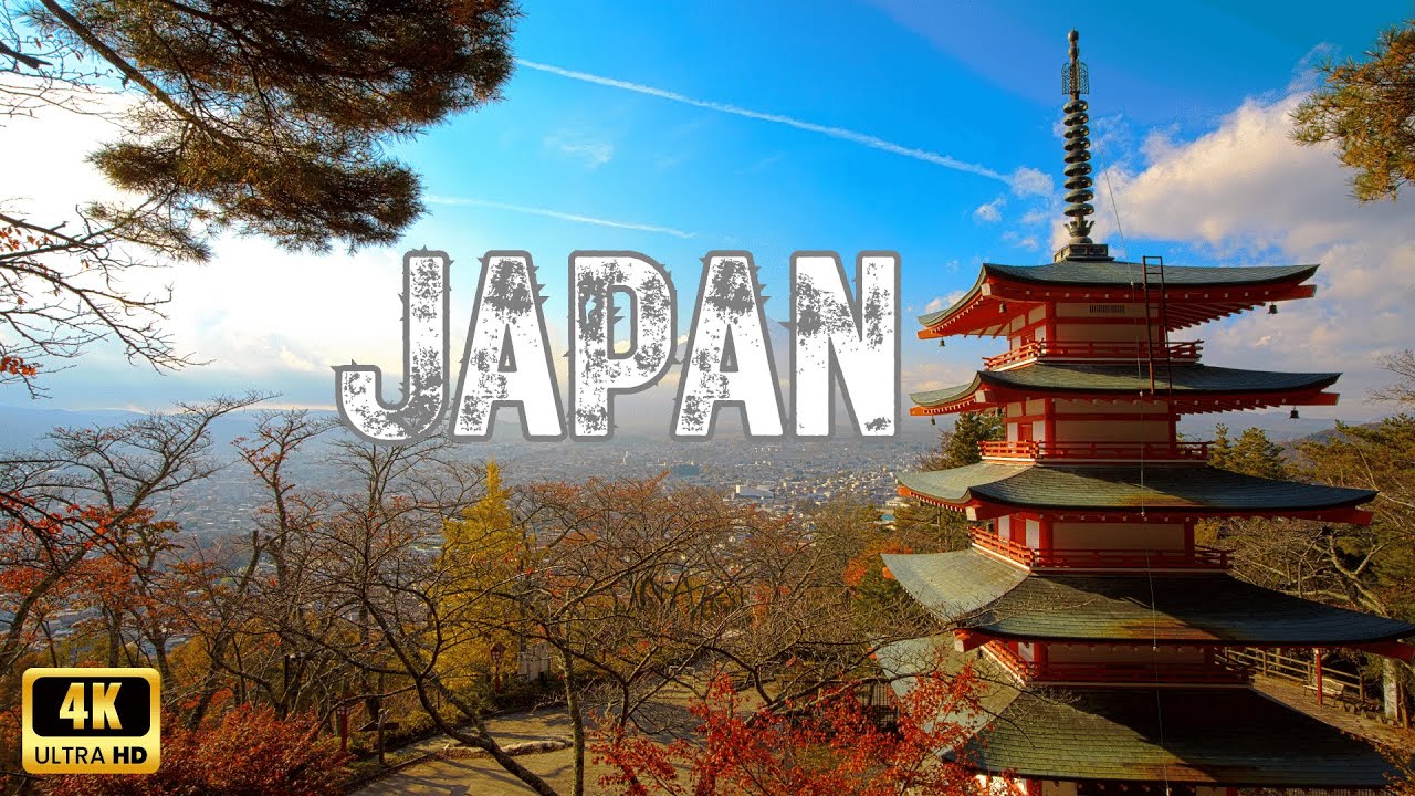 Japan Nature 4K | full hd scenery relaxation film with calm music | 60fps UHD |