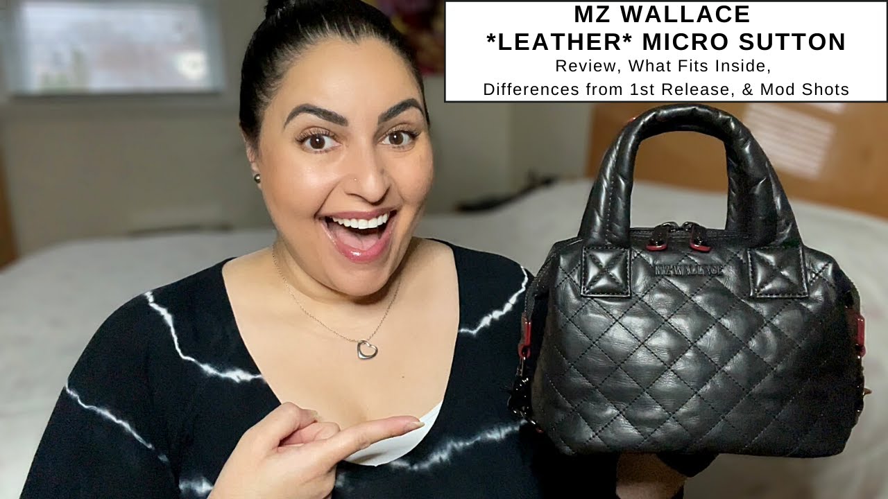 MZ Wallace *LEATHER* Micro Sutton: Review, What Fits, Mod Shots, and Differences Between 1st Release