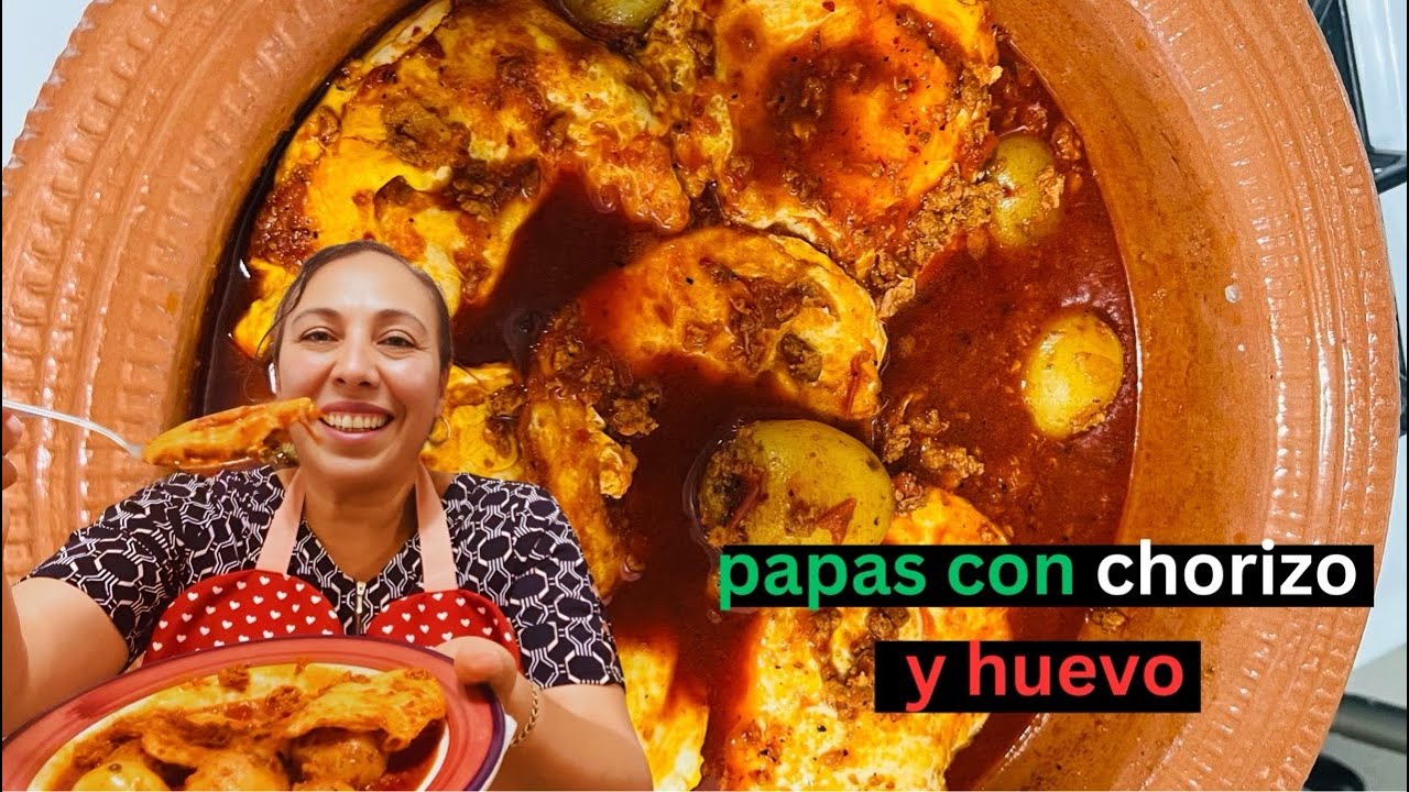 Receta Fácil Papas con Chorizo en 10 Minutos! 🤤🥔