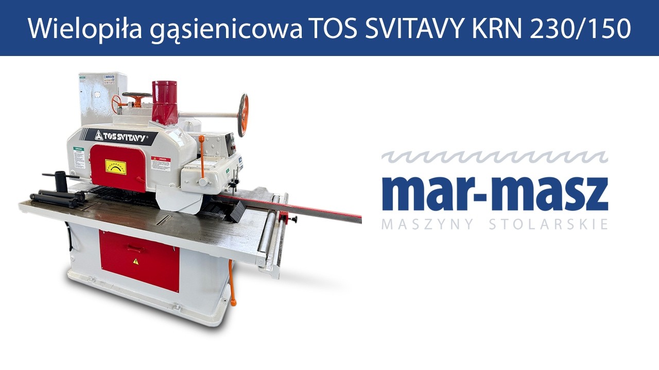 Wielopiła gąsienicowa TOS SVITAVY KRN 230/150 - Mar-Masz | Woodworking