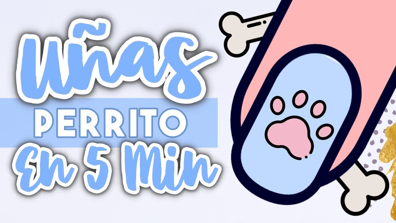 #MANICURADE5MINUTOS · UÑAS PERRITO FACILES Y RAPIDAS 🐶