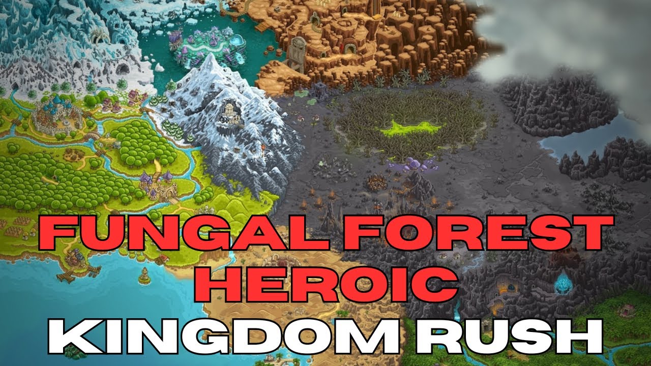 How To Easy Beat "Heroic"  Fungal Forest Level in Kingdom Rush - How To Beat Game