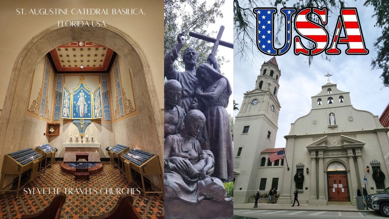 Florida, USA - Cathedral Basilica of St. Augustine by @SylvetteTravelsChurches