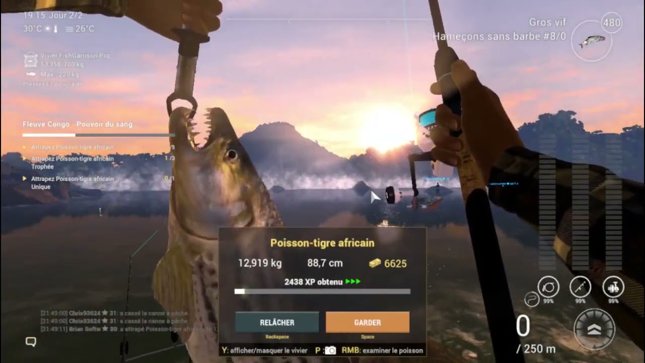 Fleuve Congo - Monstre Redoutable M'Benga - Fishing planet