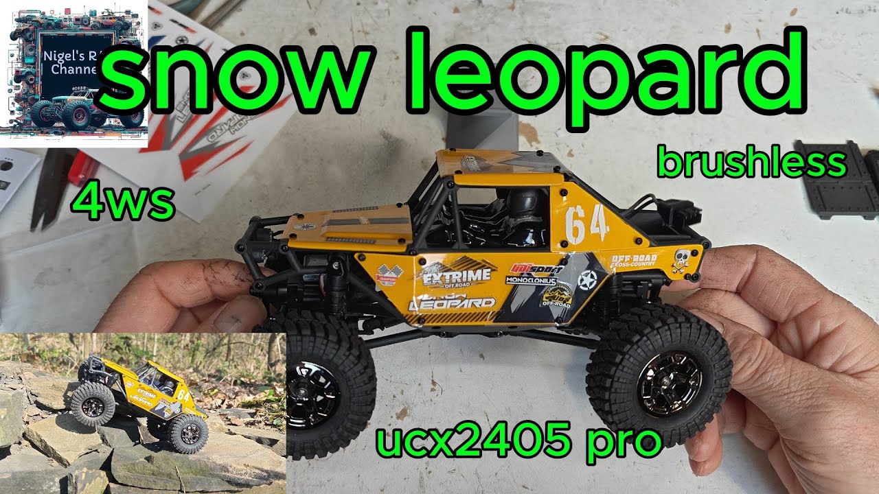 unbox and testing the snow leopad 4ws ucx2405 pro
